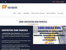 Tablet Screenshot of donafrancisca.com